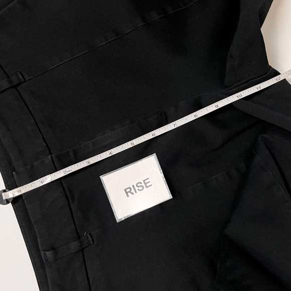 Boden Bi-Stretch Flare Trousers 6R black mid rise solid pants office work casual - Picture 12 of 13